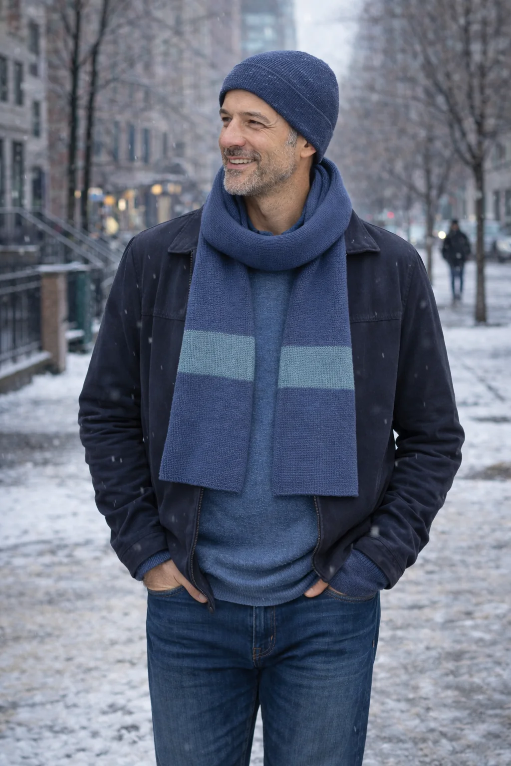 Bicolor Alpaca Scarf - Image 11