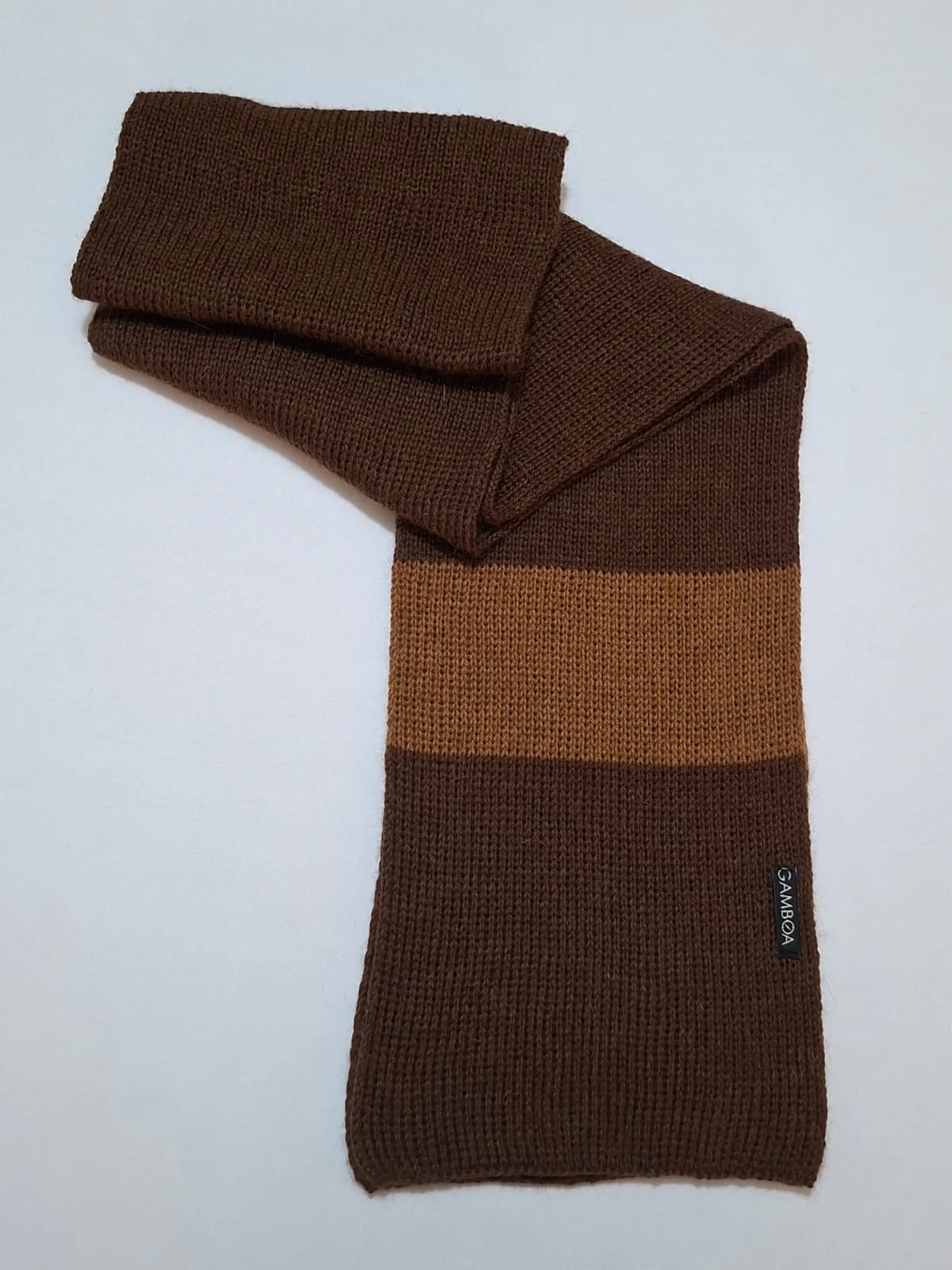 Bicolor Alpaca Scarf - Image 3
