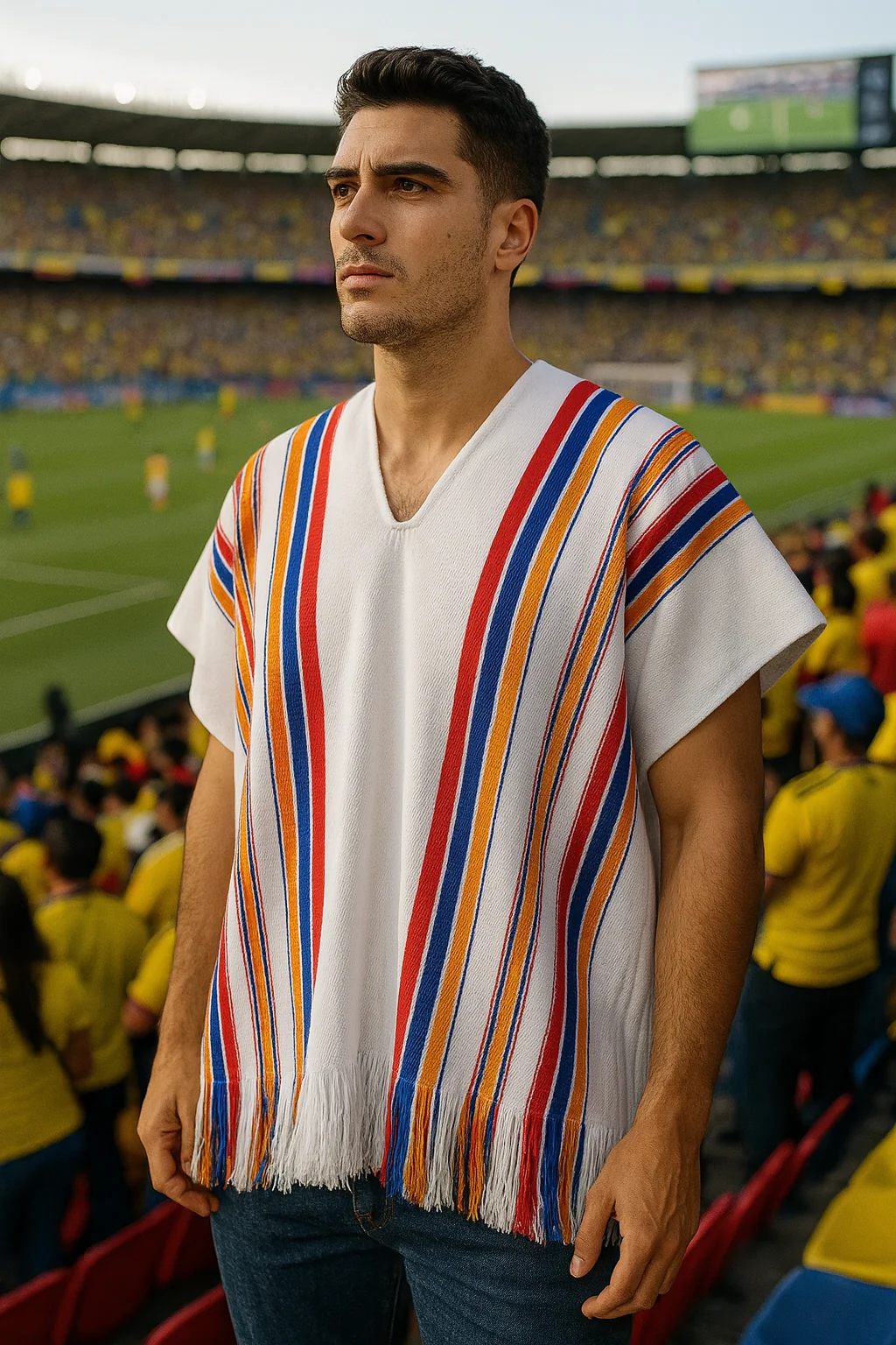 Colombian Flag Poncho - Image 3
