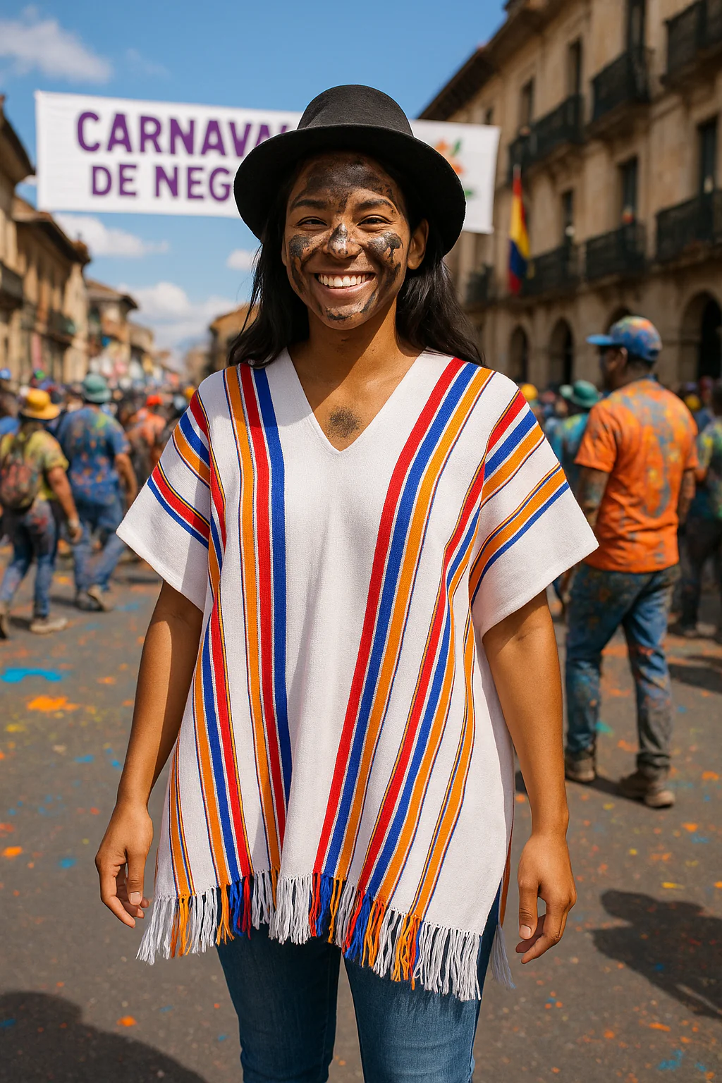Colombian Flag Poncho - Image 4