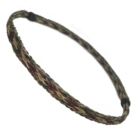 Genuine Classic Horsehair Headband - Brown - Image 4