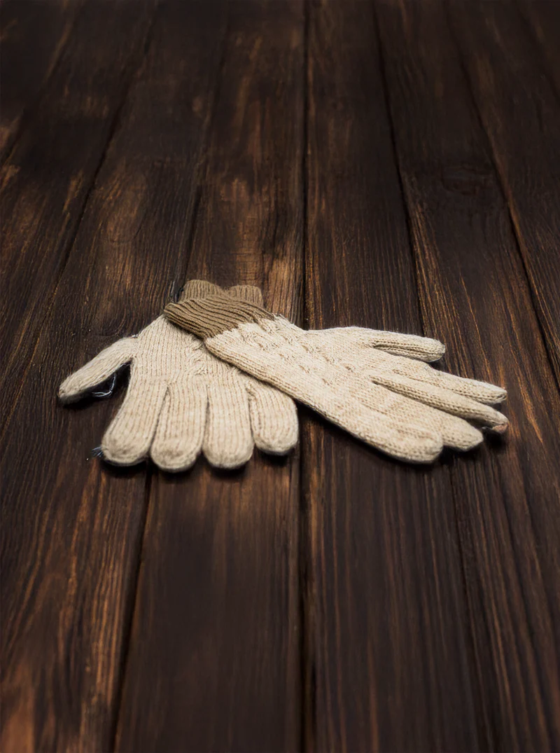 Handknitted Alpaca Gloves - Image 3