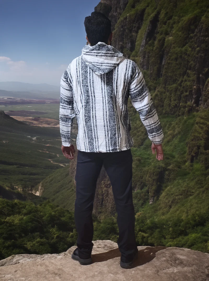 Mexican Baja Hoodie for Men & Women | Unisex Hoodie | Gray - Image 10