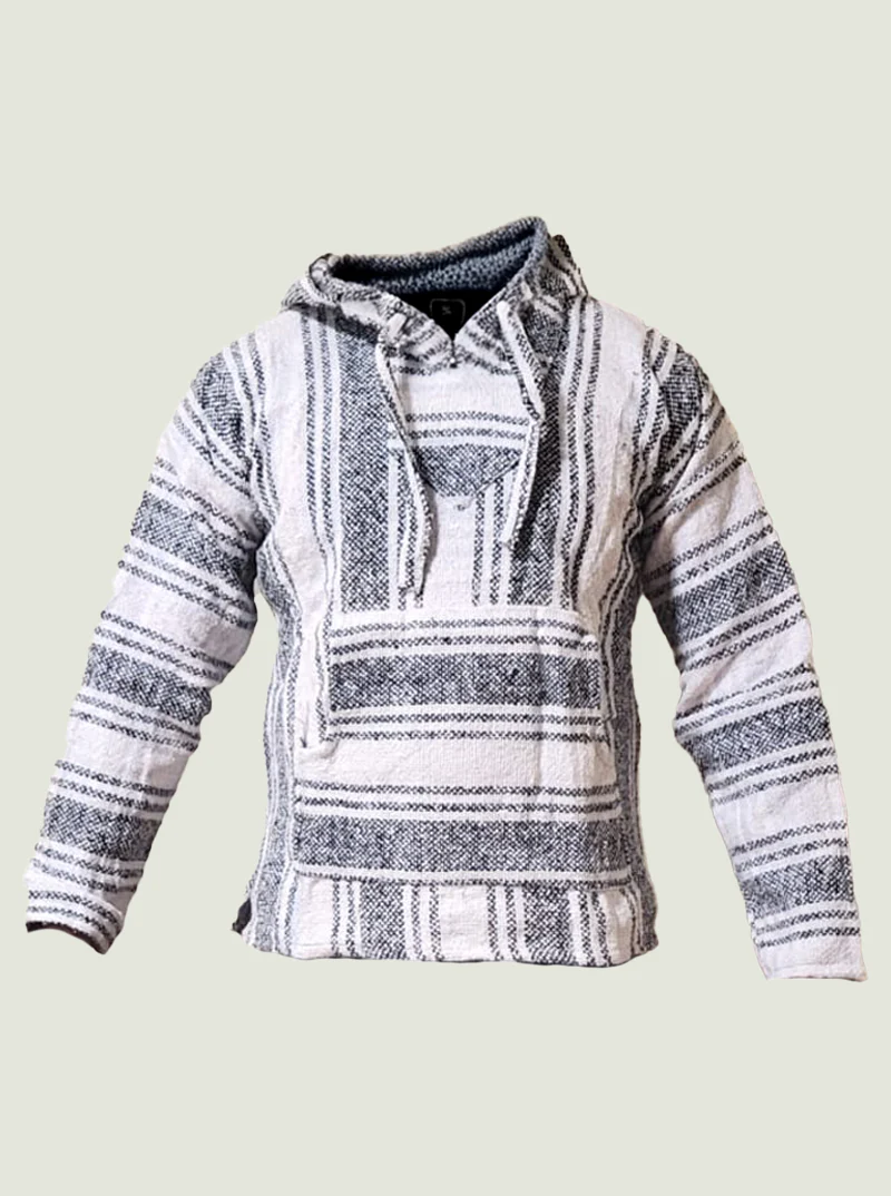 Mexican Baja Hoodie for Men & Women | Unisex Hoodie | Gray - Image 3