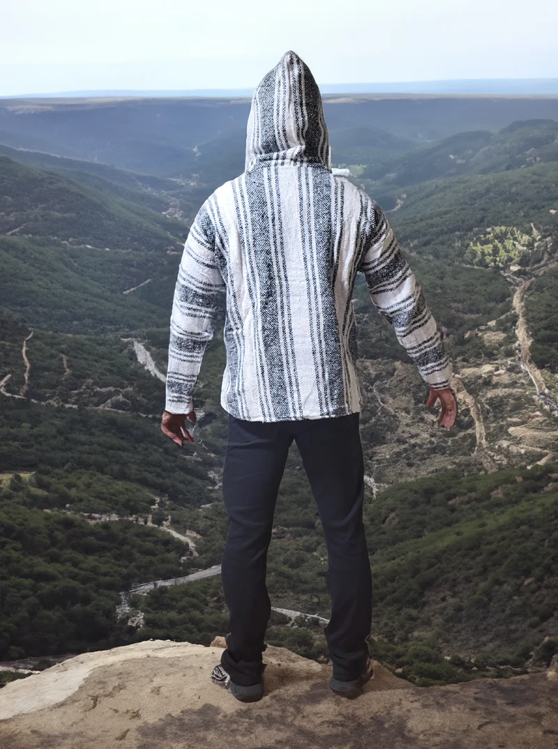 Mexican Baja Hoodie for Men & Women | Unisex Hoodie | Gray - Image 7