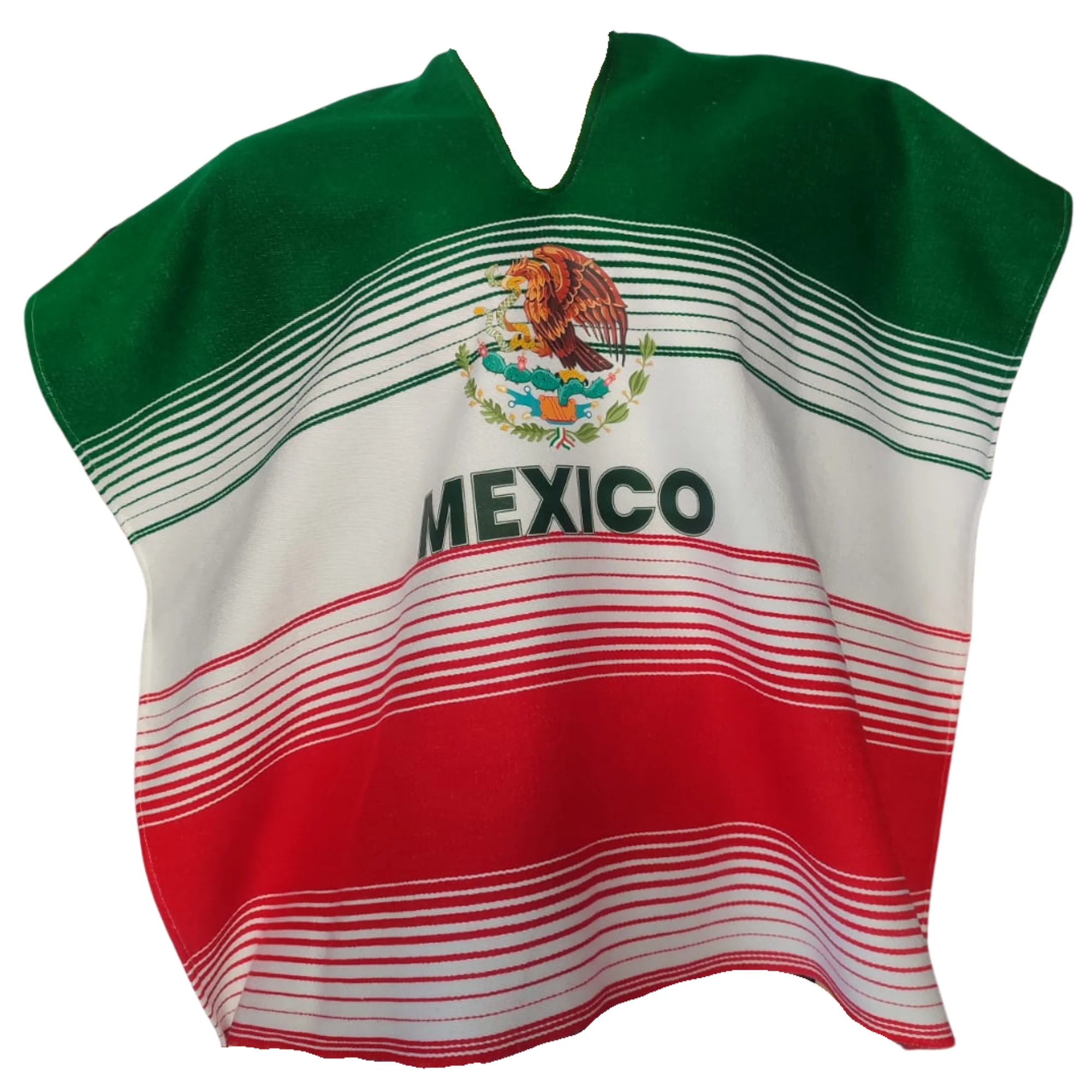 Mexican Flag Poncho - Image 4