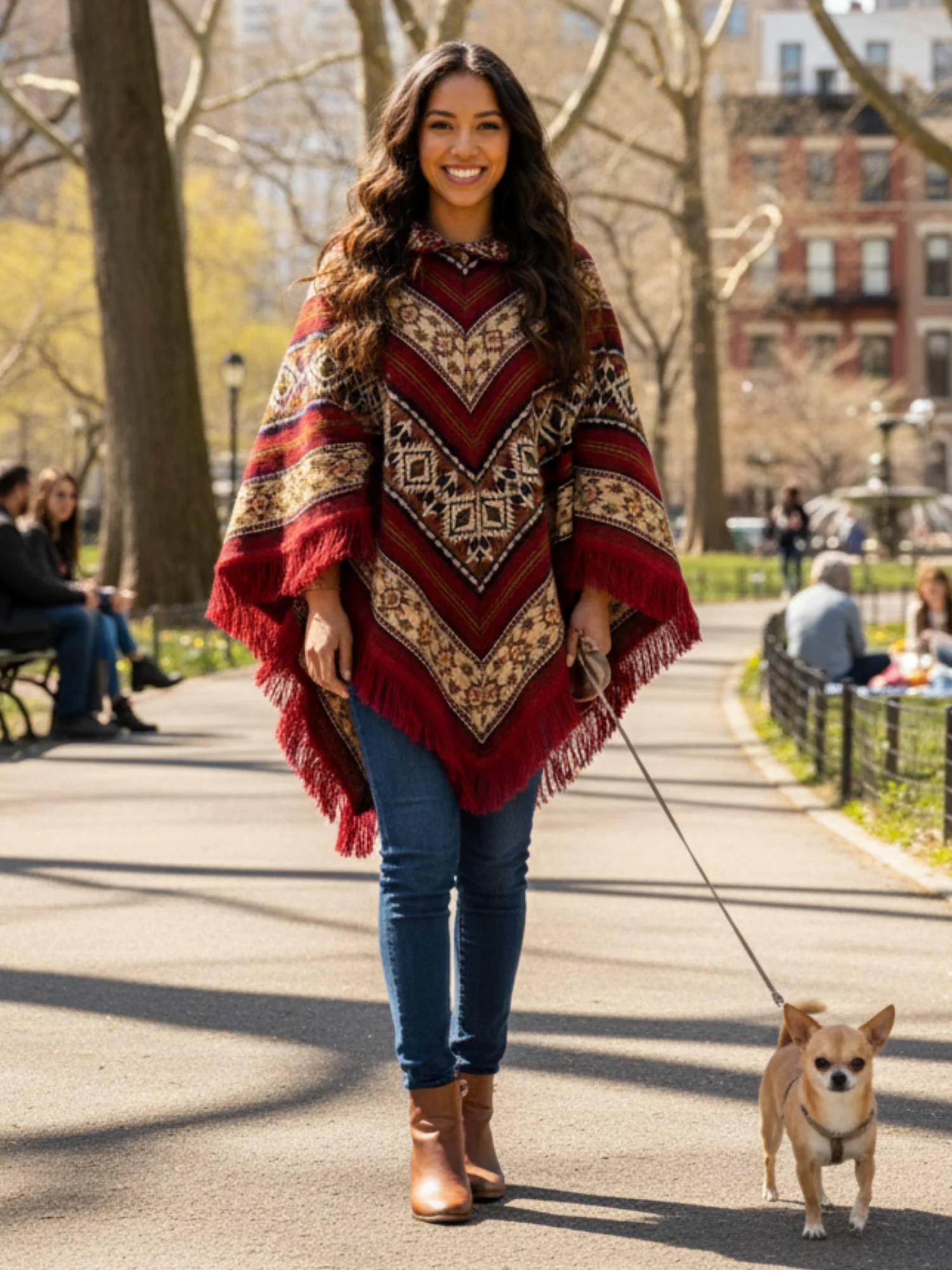 Mexican Urban Poncho for Women - Image 3
