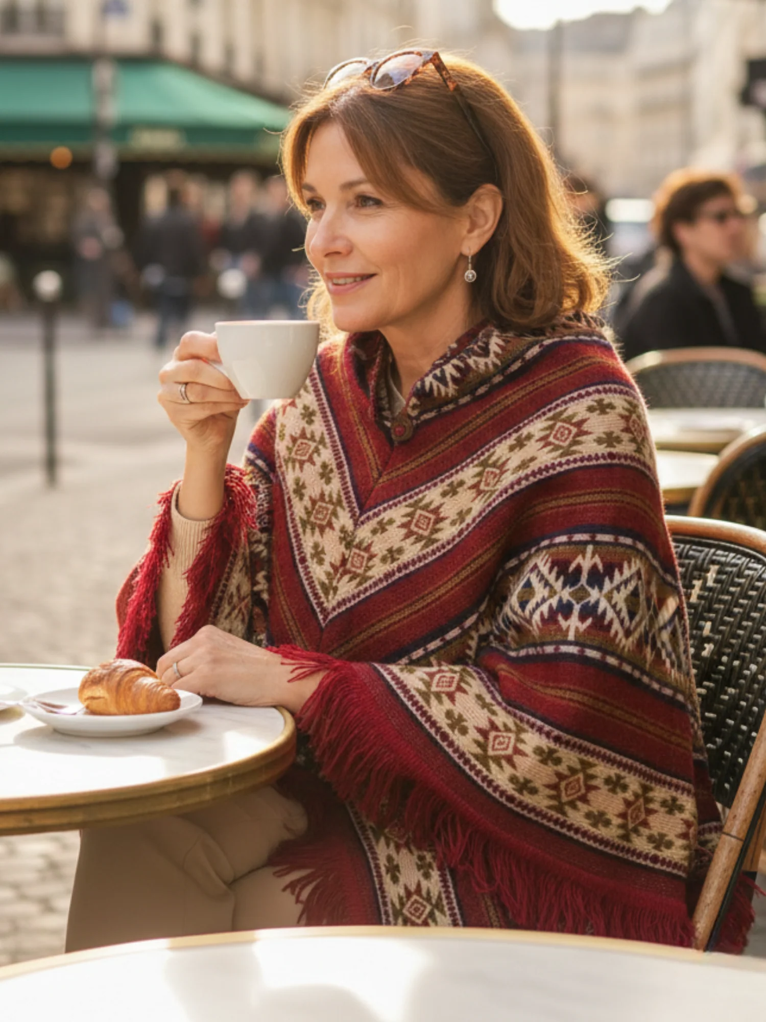 Mexican Urban Poncho for Women - Image 4