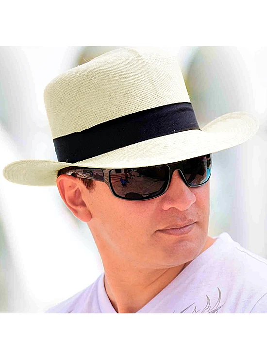 Natural Men's Panama Hat - Optimo Hat - Image 5