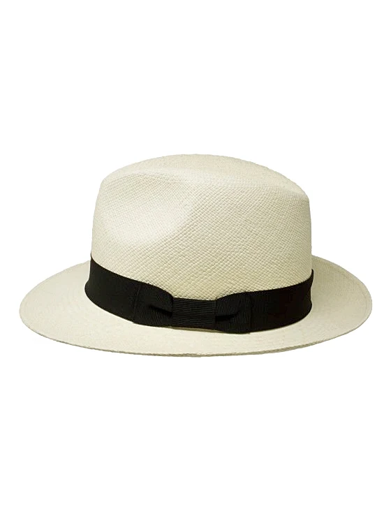 Natural Panama Hat - Borsalino Hat - Image 4