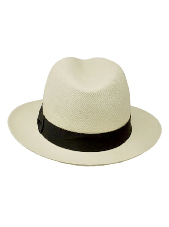 Natural Panama Hat - Borsalino Hat - Image 5