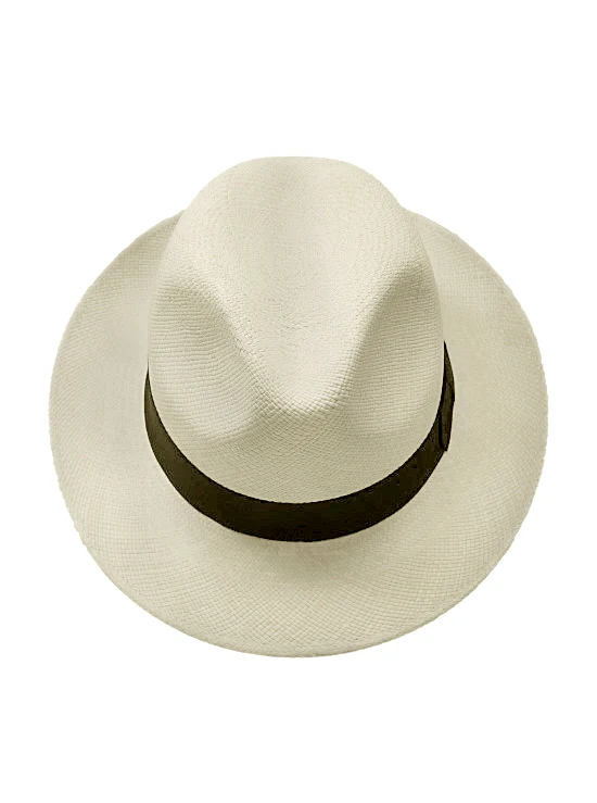 Natural Panama Hat - Borsalino Hat - Image 6