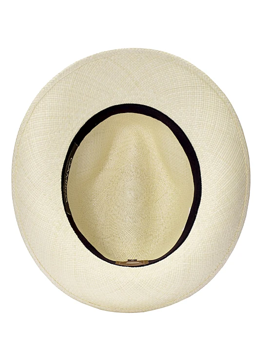 Natural Panama Hat - Borsalino Hat - Image 7
