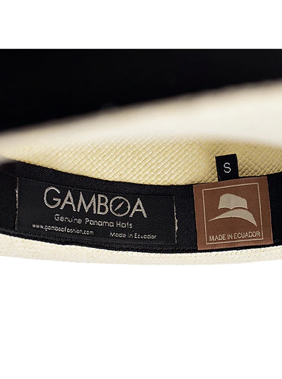 Natural Panama Hat - Borsalino Hat - Image 8