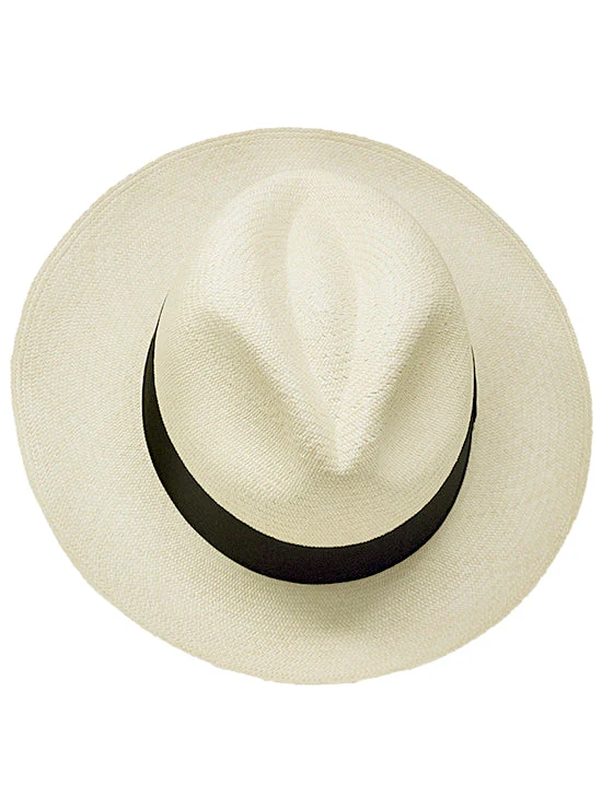 Natural Panama Hat - Roll Up Fedora Hat - Image 3