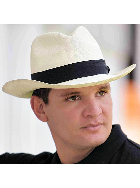 Natural Panama Hat - Roll Up Fedora Hat - Image 5