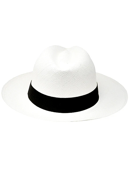 White Panama Hat - Fedora Hat - Image 5