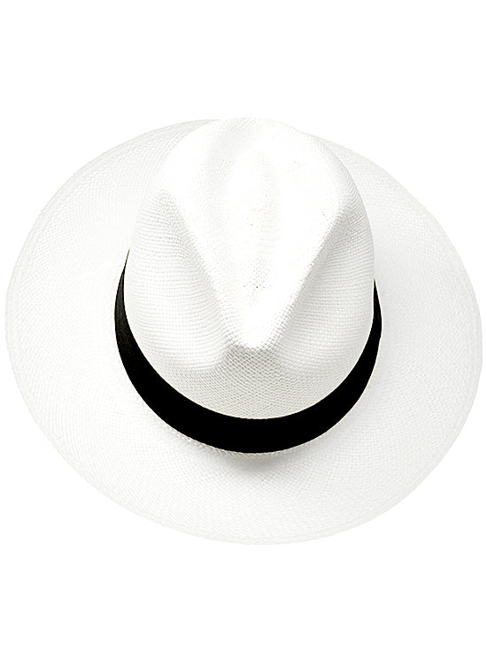 White Panama Hat - Fedora Hat - Image 6